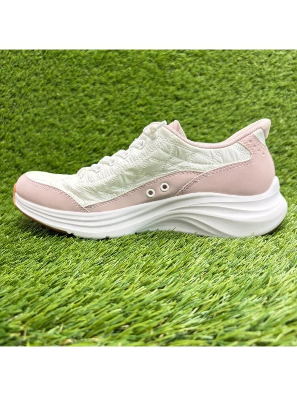 Skechers Contour Foam-Cozy Fit Womens Size 6 Lavender Running Shoes Sneakers